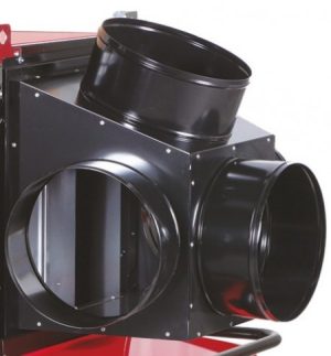 Luftleitblech mit 4 Abgängen-Ø 400mm für Jumbo 235