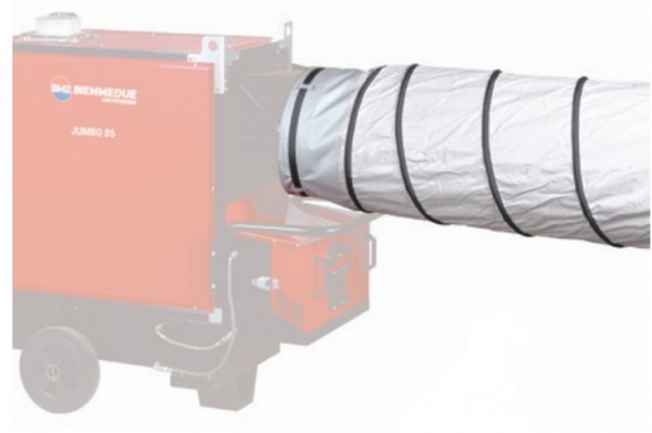 Luftschlauch 5m, Innen-Ø 406 mm zu EC 55, 85, Phoen 110, Jumbo 85, 110, 145, 185 – Bild 2