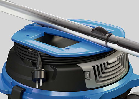 Proton Trockensauger MEC 1/12 T - Saugvolumen 158 m³/h - Fassungsvermögen 12 l - 840-900 W - 230 V – Bild 2