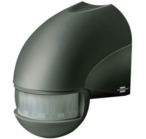PIR 180 Infrarot-Bewegungsmelder, IP44 - 230 V / 180° Erfassungswinkel / anthrazit - VE = 2 Stück