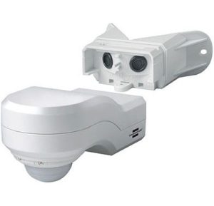 PIR 240 Infrarot-Bewegungsmelder, IP44 - 230 V / 240° Erfassungswinkel / weiss - VE = 2 Stück