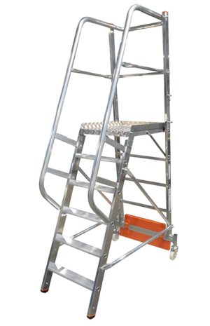 Stabilo® PodestLeiter Vario kompakt, einseitig begehbar - Aufstellbreite 0.82 m - Arbeitshöhe 3.40 m - 1 x 6 Stufen