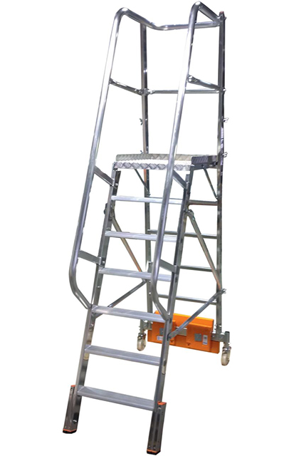 Stabilo® PodestLeiter Vario kompakt, einseitig begehbar - Aufstellbreite 0.82 m - Arbeitshöhe 3.65 m - 1 x 7 Stufen