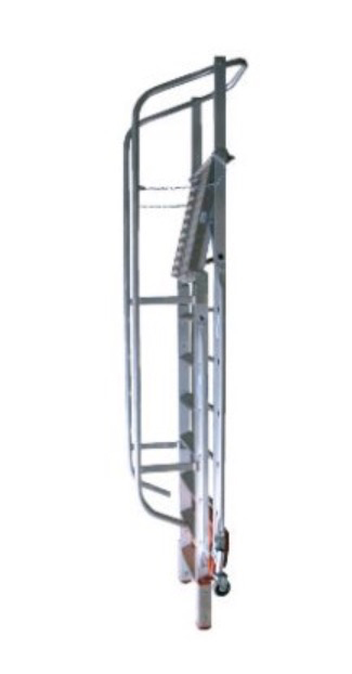 Stabilo® PodestLeiter Vario kompakt, einseitig begehbar - Aufstellbreite 1.44 m - Arbeitshöhe 3.90 m - 1 x 8 Stufen – Bild 4