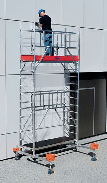 Monto® ProTec® XXL Alu-Fahrgerüst, Breitaufbau – Arbeitshöhe bis 7.30 m – Bild 4