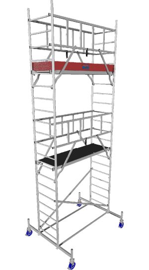 Monto® ProTec® Alu-Fahrgerüst – Arbeitshöhe bis 6.30 m