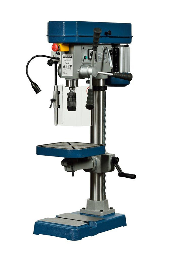 Proton BMT-2010T Tischbohrmaschine - 2-touriger Motor - Schnellspannbohrfutter 1-16 mm - Drehzahl 210-1250 / 420-2500 U/min. - 550 W - 400 V