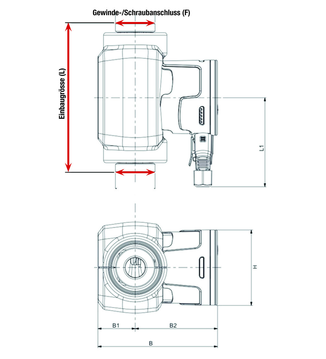 DAB Evosta 3 Umwälzpumpe 80/180 X 1¼" - 4200 l/h - Fh 8.0 m - 0.8 bar - 230 V – Bild 4