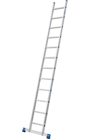Stabilo® Professional Sprossen-AnlegeLeiter, einteilig - Alu - Arbeitshöhe 4.40 m - 1 x 12 Sprossen