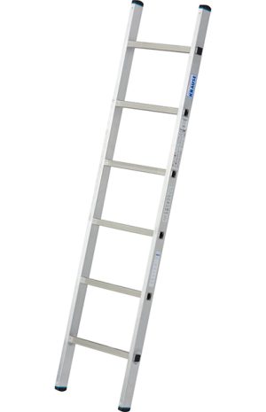 Stabilo® Professional Sprossen-AnlegeLeiter, einteilig - Alu - Arbeitshöhe 2.80 m - 1 x 6 Sprossen