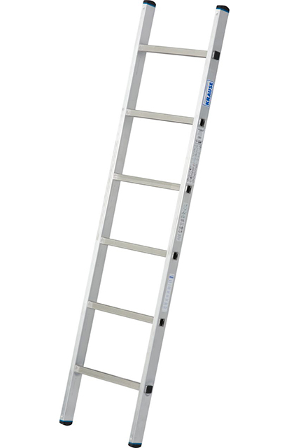 Stabilo® Professional Sprossen-AnlegeLeiter, einteilig - Alu - Arbeitshöhe 2.80 m - 1 x 6 Sprossen