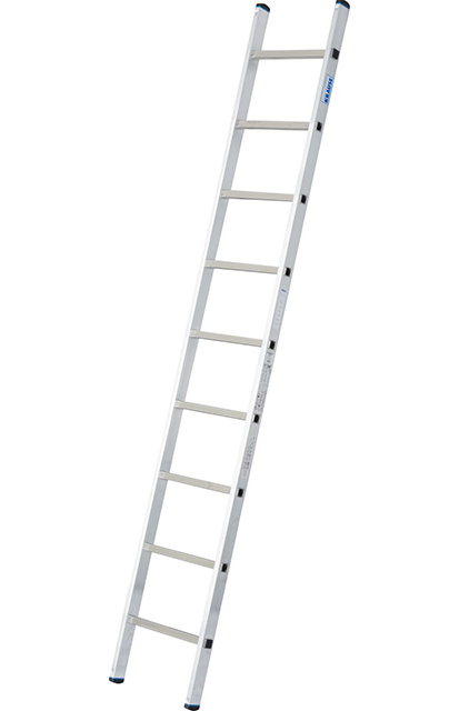 Stabilo® Professional Sprossen-AnlegeLeiter, einteilig - Alu - Arbeitshöhe 3.60 m - 1 x 9 Sprossen