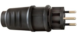 Schutzkontakt-Stecker T12, 3-polig, IP20 / 230 V / 10 A *CH* - VE = 3 Stück