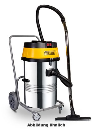 fortec WD/50I Industriesauger Nass/Trocken - Chromstahl - Luftleistung 74 l/s - Saugleistung 260 mbar - Leistung 1450 W - 230 V