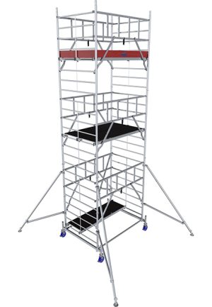 Monto® ProTec® XXL Alu-Fahrgerüst, Breitaufbau – Arbeitshöhe bis 7.30 m