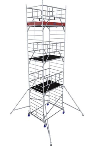 Monto® ProTec® XXL Alu-Fahrgerüst, Breitaufbau – Arbeitshöhe bis 8.30 m