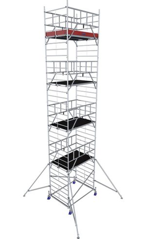 Monto® ProTec® XXL Alu-Fahrgerüst, Breitaufbau – Arbeitshöhe bis 10.30 m