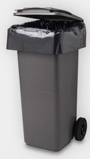Einlagesäcke aus Plastik für 240 Liter Kunststoffbehälter – Bild 2
