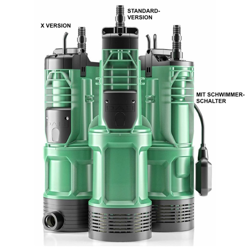 DAB Divertron 900 M Tauchdruckpumpe für Zisternen & Regenwassertanks 6300 l/h, Fh 45 m, 4.5 bar, 920W, 230V – Bild 2
