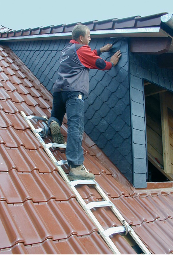 Stabilo Professional Dachleiter - Holz - Länge 2.80 m - 10 Sprossen – Bild 4