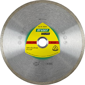 Klingspor DT 600 F Supra Diamanttrennscheibe für Winkelschleifer - 125 x 22.23 mm