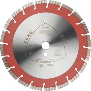 Klingspor DT 900 B Special Diamantgrosstrennscheibe für Motortrennschleifer - 400 x 20 mm