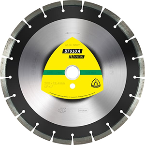 Klingspor DT 910 A Special Diamantgrosstrennscheibe für Fugenschneider - 300 x 25.4 mm, eng verzahnt
