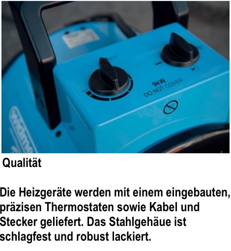 EH 9000 Elektroheizer 400V / 4.5-9 kW – Bild 2
