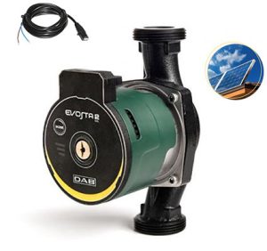 DAB Evosta 2 Umwälzpumpe 20-75/130 SOL PWM ½" - 4000 l/h - Fh 7.5 m - 0.75 bar - 230 V