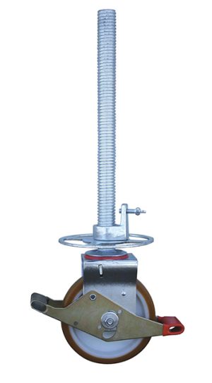 Stabilo® Fahrrolle gummiert Ø 200 mm - höhenverstellbar 300-580 mm