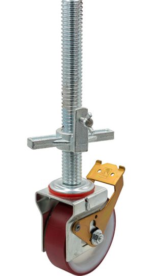 Stabilo® Fahrrolle gummiert Ø 150 mm - höhenverstellbar 220-335 mm