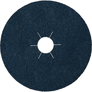Fiberscheibe CS 565 - Ø 180 x 22 mm / Sternloch, Zirkonkorund, Korn 40 - VE = 100 Stück