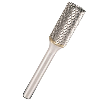 Hartmetallfräser HF 100 B / Ø x H x L = 12.7 x 25 x 70 mm / Schaft-Ø 6 mm / Grobe Einfachverzahnung - VE = 1 Stück