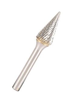 Hartmetallfräser HF 100 M / Ø x H x L = 6 x 20 x 50 mm / Schaft-Ø 6 mm / Kreuzverzahnung - VE = 1 Stück