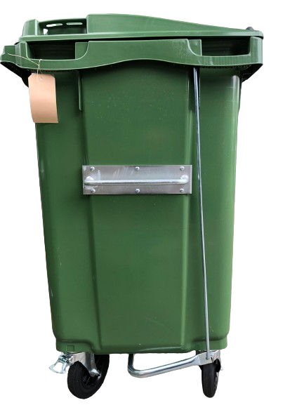 Fusspedal für 770 Liter Kunststoffcontainer - montiert – Bild 3