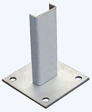 Stabilo Fussplatte, Stahl verzinkt 120 x 120 mm