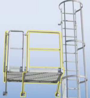Stabilo® Grundpodest, Stahl verzinkt - 1.00 x 1.00 m