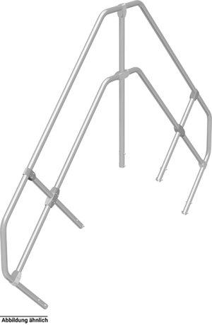 Stabilo® Zweiter Handlauf für Überstieg - Neigung 45° - 2 x 4 Stufen