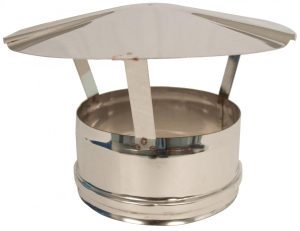 Kaminrohr-Hut aus Inox Ø 150mm zu Serie EC & Phoen