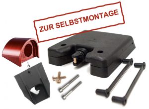 Automatik-Kippschloss zu KABA/KESO/SEA-Zylinder für Vierrad-Container- lose geliefert