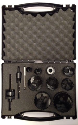 Bi-Metall Lochsägen Set SC 3836 R 13-teilig Ø 19–65 mm