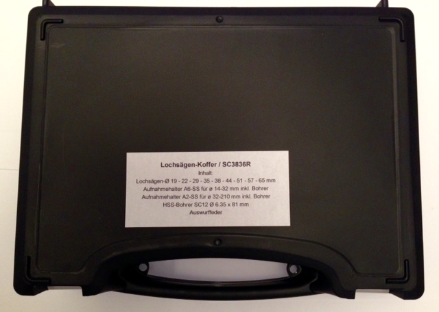 Bi-Metall Lochsägen Set SC 3836 R 13-teilig Ø 19–65 mm – Bild 7