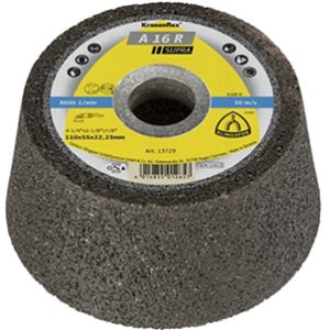 Kronenflex® A 16 R Supra Schleiftöpfe - Ø 110 x 55 x 22.23 mm - Stahl - VE = 6 Stück
