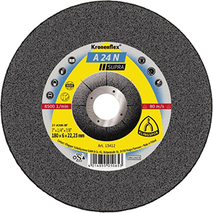 Kronenflex® A 24 N Supra Schruppscheiben - Ø 180 x 4 x 22.23 mm - gekröpft - VE = 10 Stück