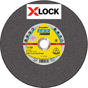 Kronenflex® A 46 TZ Special Trennscheiben - Ø 125 x 1.6 x 22.23 mm X-LOCK - gerade - VE = 25 Stück