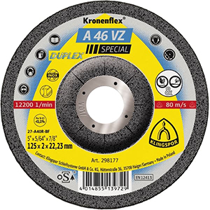 Kronenflex® A 46 VZ Special Schrupp- & Trennscheiben - Ø 115 x 2 x 22.23 mm - gekröpft - VE = 25 Stück