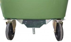 Kupplungs-Hinteranschluss für 660/770 Liter Kunststoffcontainer - lose geliefert