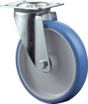Verstärkte Lenkrolle mit Gehäuse für 600, 800 Liter Stahlcontainer