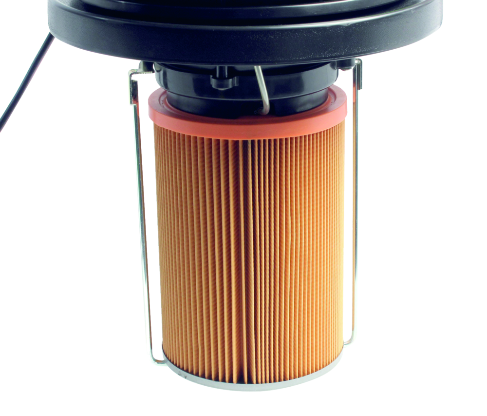 Proton Industriesauger MEC 1/33 H TC (trocken), Saugvolumen 210 m³/h, Fassungsvermögen 33 l, 1000-1200 W mit Hepa-Filter & Synchronsteckdose 230 V – Bild 4