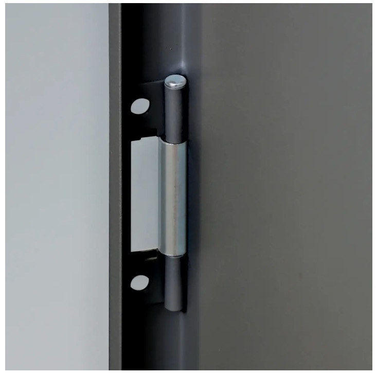 METEC Flügeltürschrank H1950xB920xT500 mm Lichtgrau/Anthrazitgrau – Bild 4